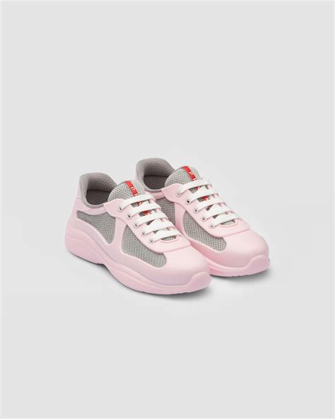 pink prada cups|Peony Pink Prada America's Cup Biker Fabric Sneakers .